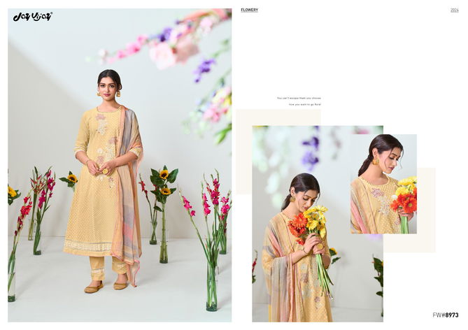 Flowery By Jay Vijay Heavy Cotton Salwar Suits Wholesale Suppliers In Mumbai